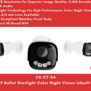 5 MP IP Bullet Inbuilt Audio