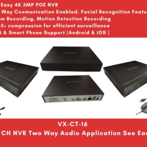 10ch NVR Two Way Audio Support