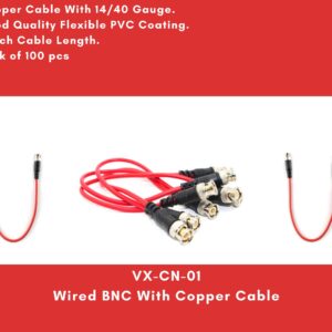 100 pc Copper Wired BNC