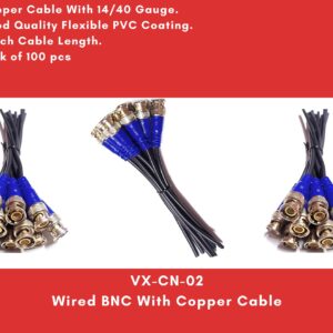 100 pc Copper Wired BNC