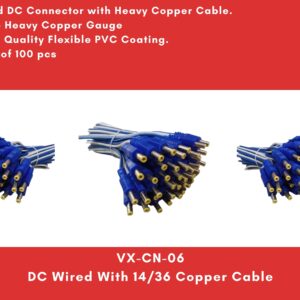 100 pc Copper Wired DC Heavy