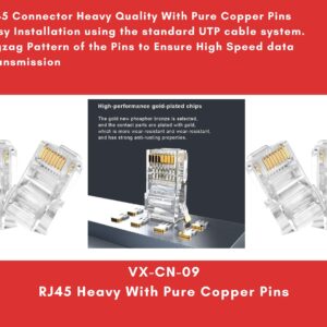 100 pc Rj45 Connector