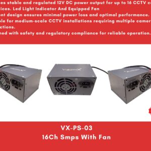 16 ch SMPS With Fan