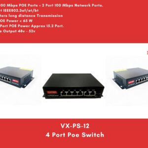 4 Port POE Switch With Realtek IC