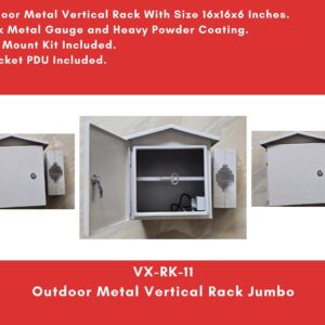 Outdoor Waterproof Vertical Metal Rack Jumbo
