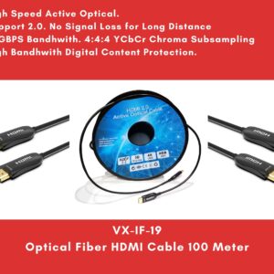 100 Meter Optical Fiber HDMI Cable