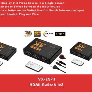 HDMI Switch 1x3