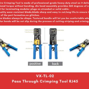 Pass Through Crimping Tool RJ45