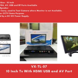 10 Inch Tv With HDMI USB and AV Port