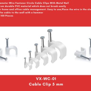Cable Clip 5 mm