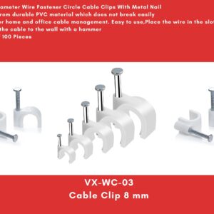 Cable Clip 8 mm