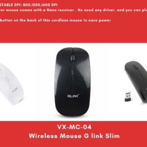 Wireless Mouse G link Slim