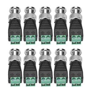 100 pc Green BNC Connector